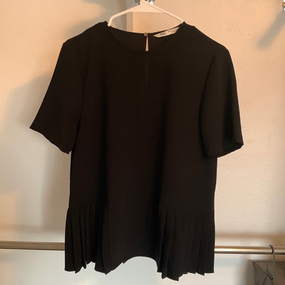 Zara Pleated Top